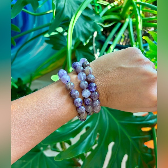 Chevron Amethyst bracelet (one) - Picture 4 of 4